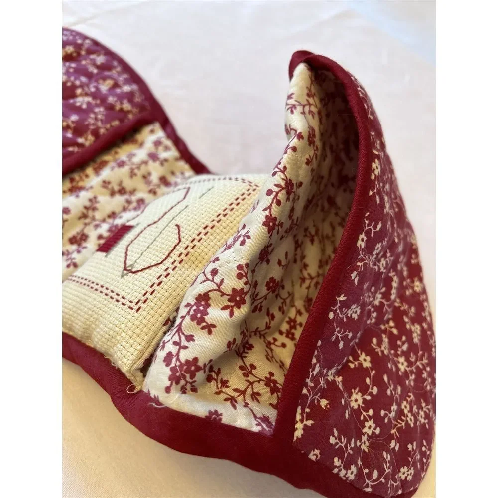 Vintage Handmade Sewing Armrest Organizer W/ Pin‎ Cushion Pockets